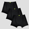 Men Incontinence Trunk Underwear Black Pack Of 3