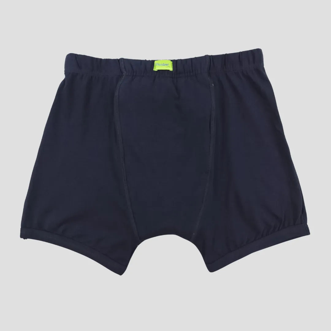 Men Washable Incontinence Trunks Navy Blue