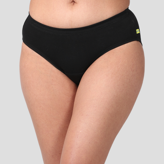 Women's Incontinence Briefs-Black