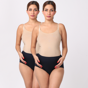 Pack Of 2 Maternity High Waist Incontinence Panty