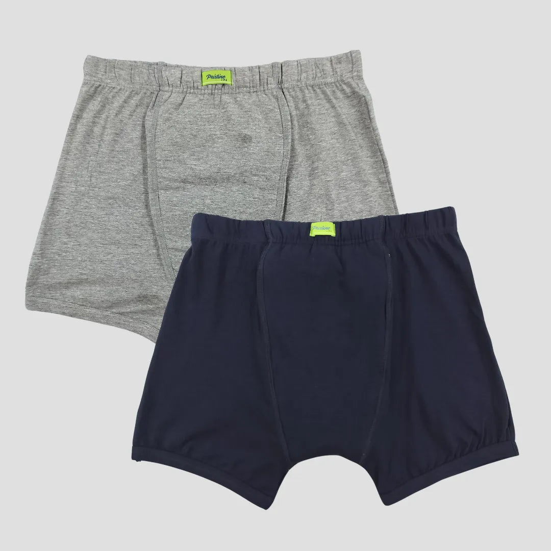 Best Incontinence Trunks For Men Grey & Navy Blue