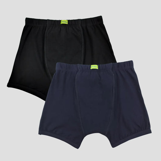 Best Men Incontinence Trunks Black & Navy Blue