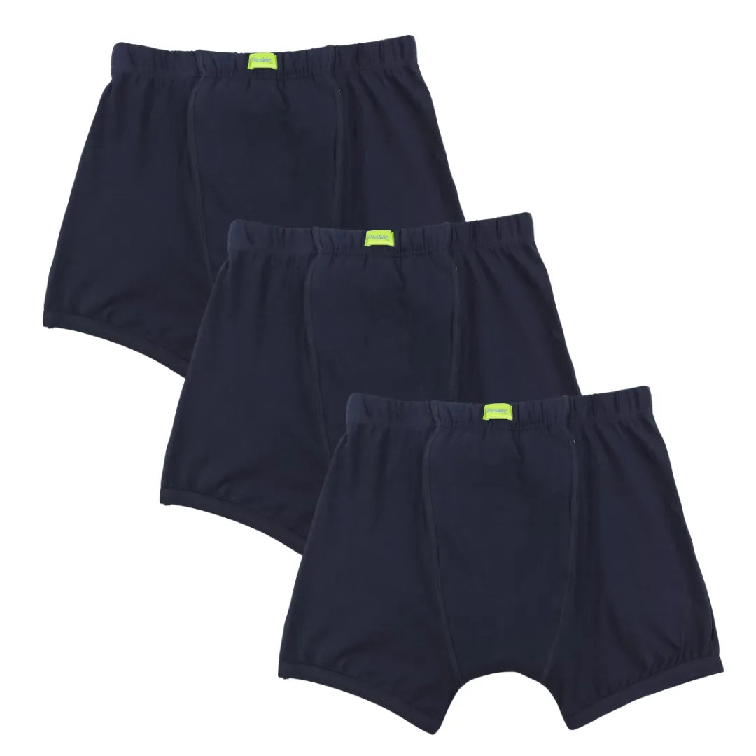 Men Incontinence Trunks Navy Blue Pack Of 3