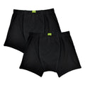 Men Washable Incontinence Trunks Black Pack Of 2