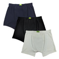 Men Washable Incontinence Trunks Navy Blue, Black & White