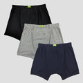 Men Reusable Incontinence Trunks Black, Grey & Navy Blue