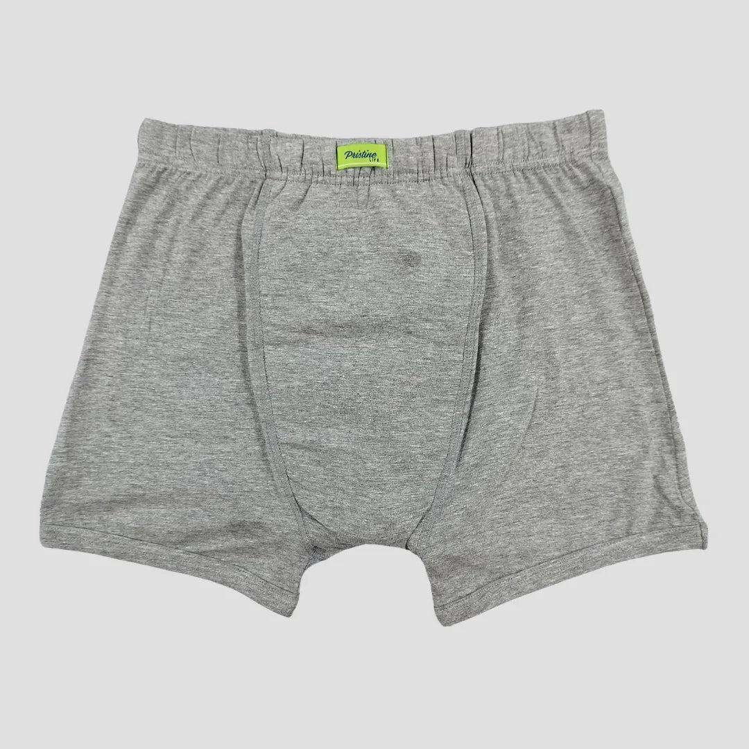 Men Reusable Incontinence Trunks Grey