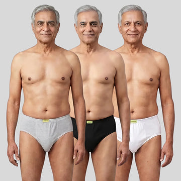 Pack Of 3  Men's Incontinence Briefs