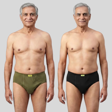 Pack Of 2  Men's Incontinence Briefs
