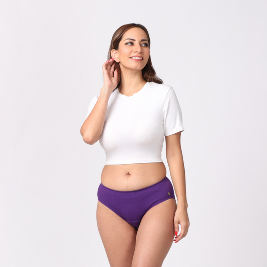 Buy Adira, Leak Proof Underwear Women, Made With Hi-Tech Soft Cotton  Crotch, Dry & Hygienic From Everyday Discharge, Leakproof & Breathable, Full Back Coverage